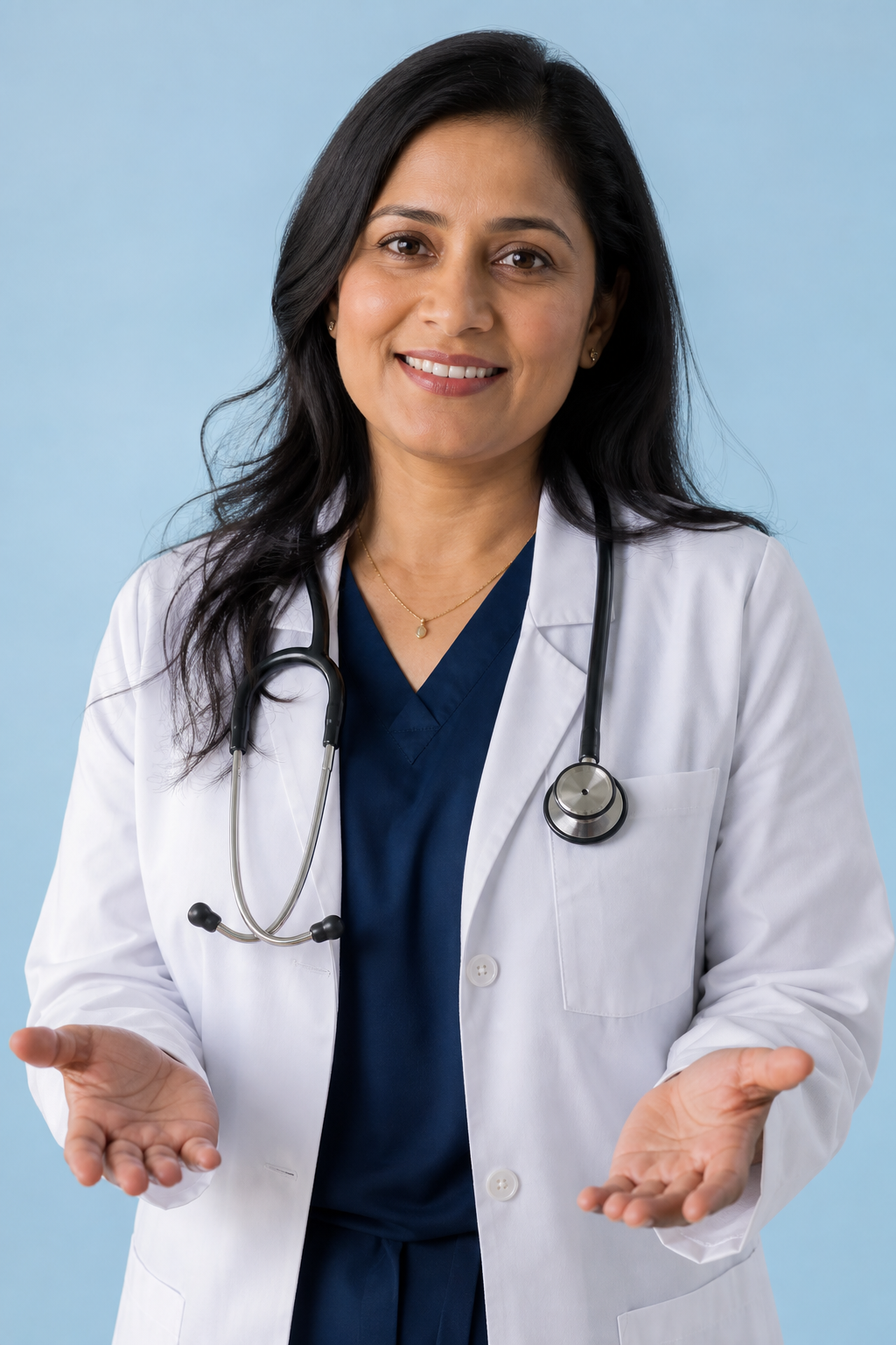 Mamata Hospital physician ready to care for patients